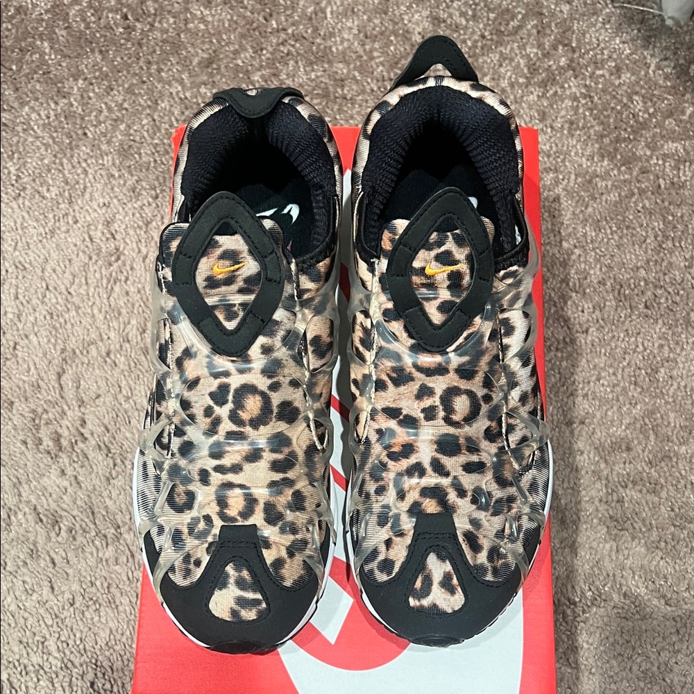Nike Women's Leopard Print Sneakers with Black Accents
